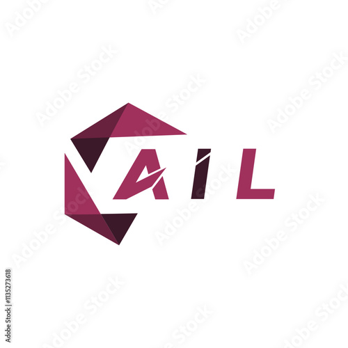 AIL creative minimalist letter logo. AIL unique vector initials alphabet letter logo design