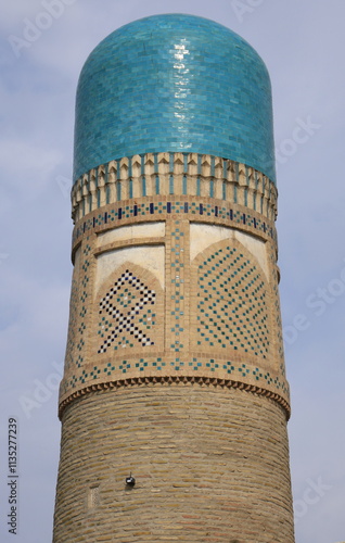 Chor Minor Madrasah in Bukhara, Uzbekistan