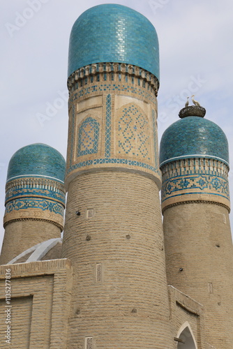 Chor Minor Madrasah in Bukhara, Uzbekistan