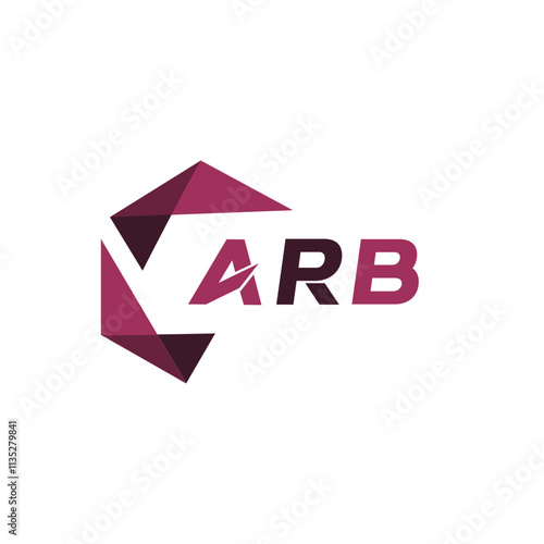 ARB creative minimalist letter logo. ARB unique vector initials alphabet letter logo design