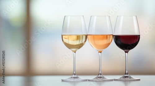 Friends enjoying a lively dinner gathering with wine in a beautiful outdoor s...