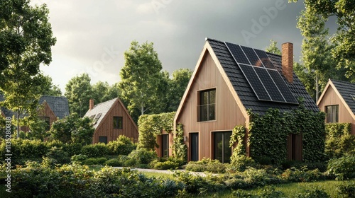 Wallpaper Mural Combatting climate change with a sustainable renewable energy village Torontodigital.ca