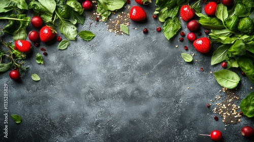 Fresh ingredients arranged in containers for a healthy meal preparation