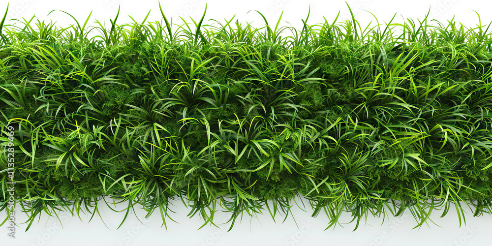 Fototapeta premium Horizontal Arrangement of Green Foliage