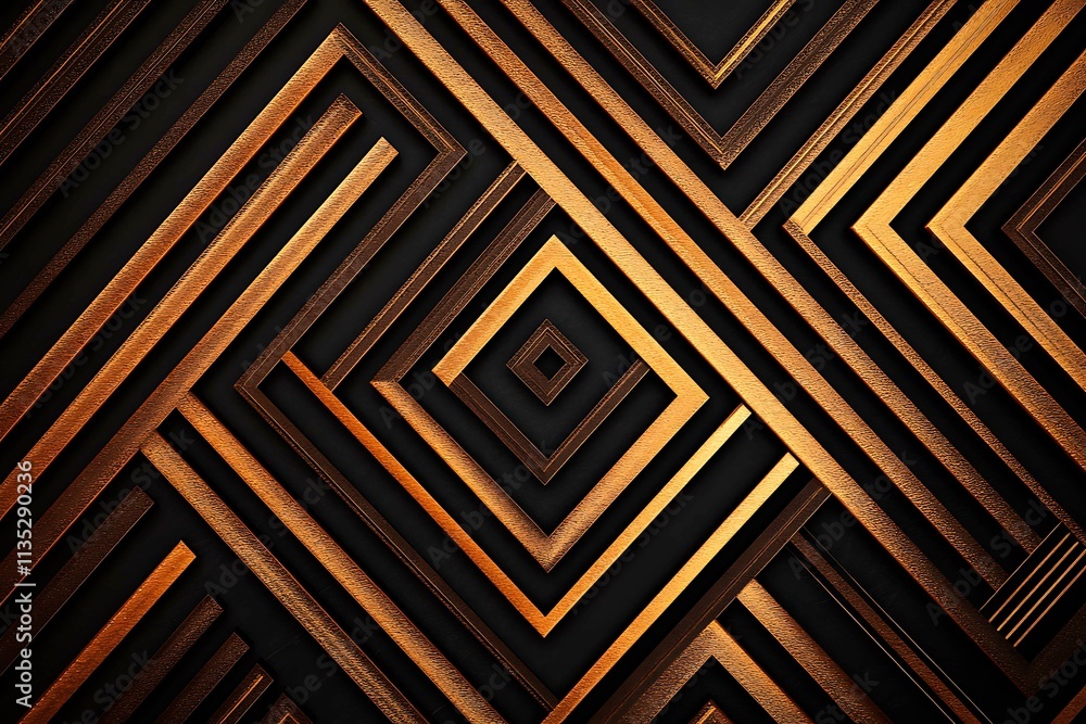 Abstract dark geometric background featuring glowing golden lines and sparkles, creating a modern, futuristic, and elegant design. Abstract dark geometric background featuring glowing golden lines and sparkles, creating a modern, futuristic, and elegant design.