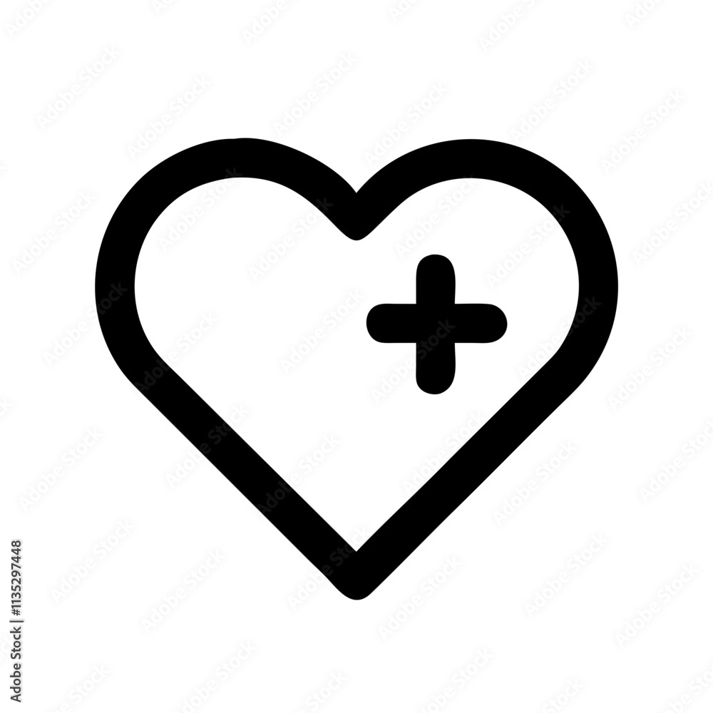 Icon of a Health Heart Icon of a Health Heart