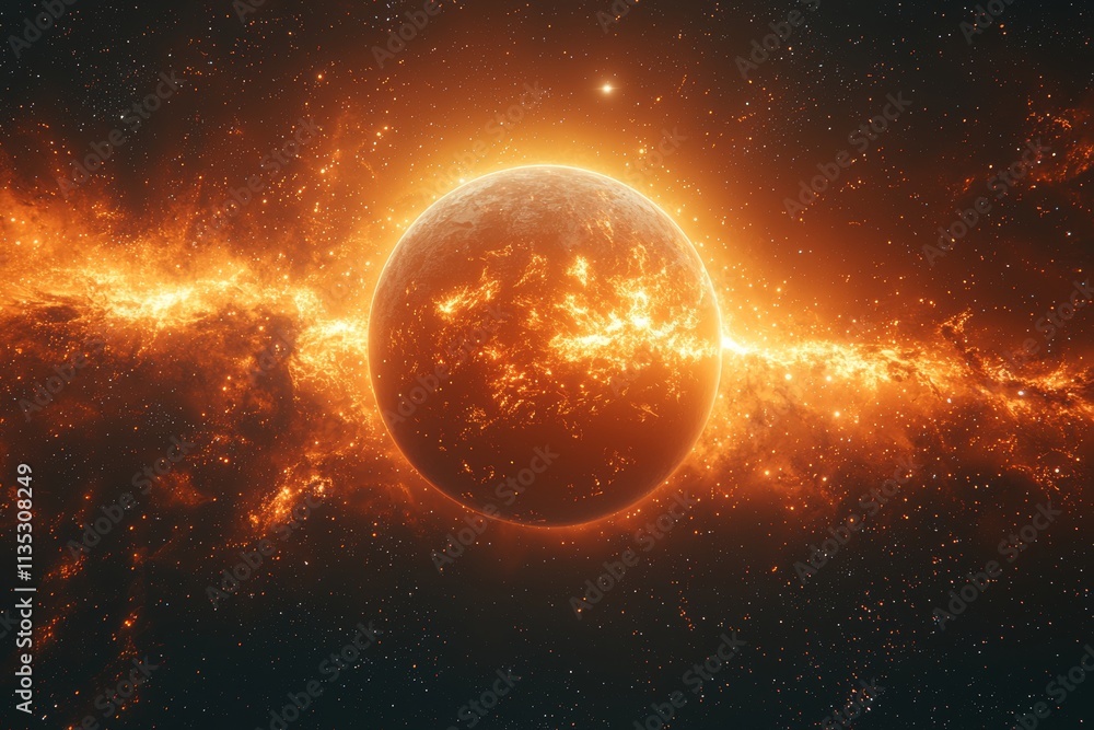 A banner featuring a sci-fi and fantasy concept, showcasing planets, the universe, outer space, a galaxy, space, and stars, all glowing. A banner featuring a sci-fi and fantasy concept, showcasing planets, the universe, outer space, a galaxy, space, and stars, all glowing.