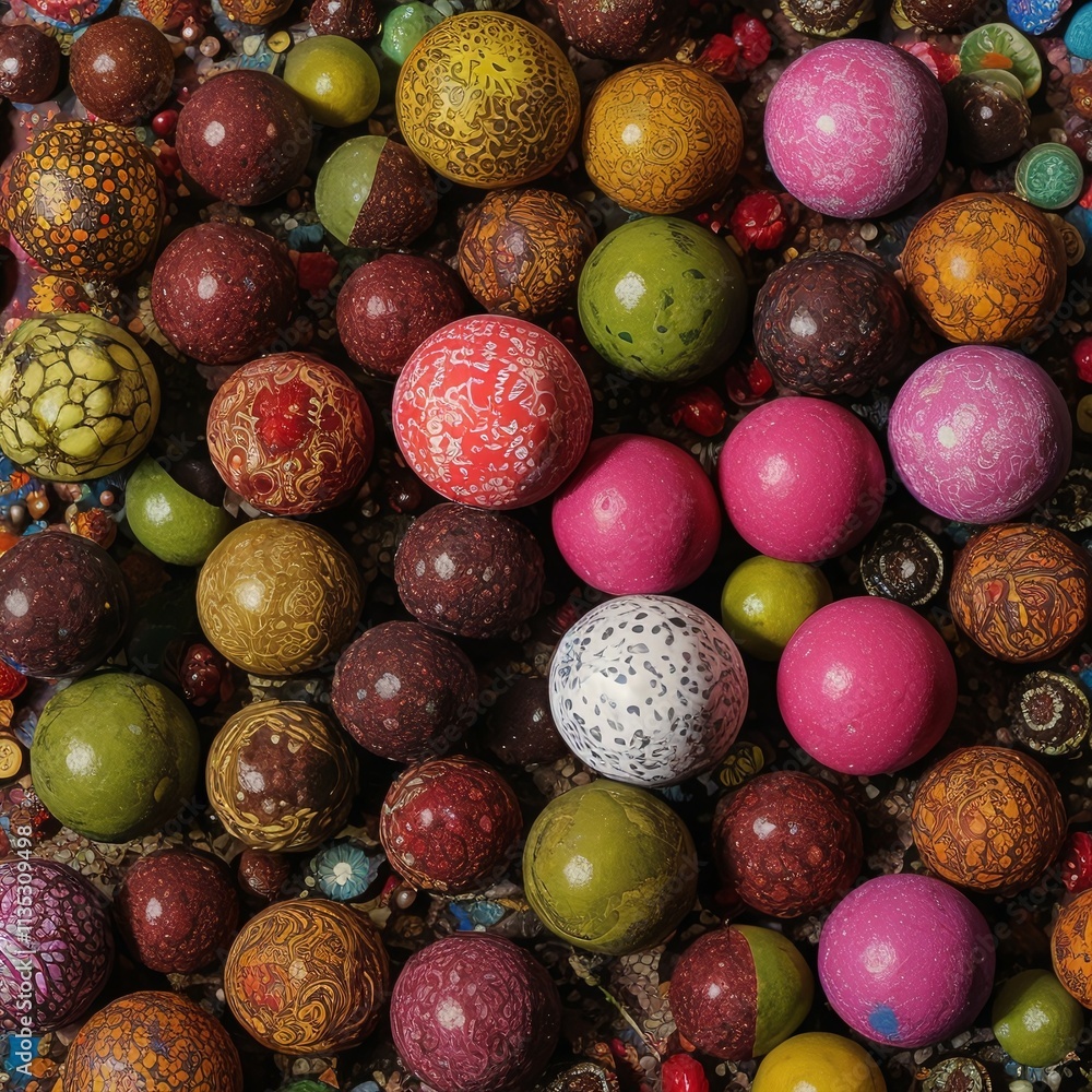 Eggs and Oddballs - Generic Colorful Wall Art Eggs and Oddballs - Generic Colorful Wall Art