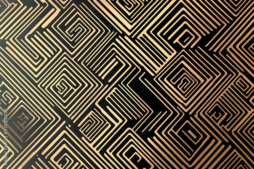 Abstract dark geometric background featuring glowing golden lines and sparkles, creating a modern, futuristic, and elegant design. Abstract dark geometric background featuring glowing golden lines and sparkles, creating a modern, futuristic, and elegant design.