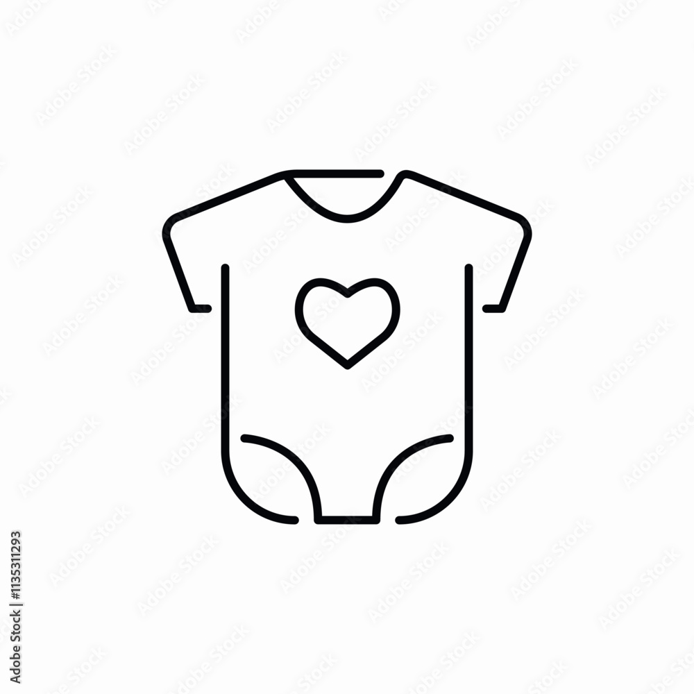 baby body dress icon sign vector baby body dress icon sign vector