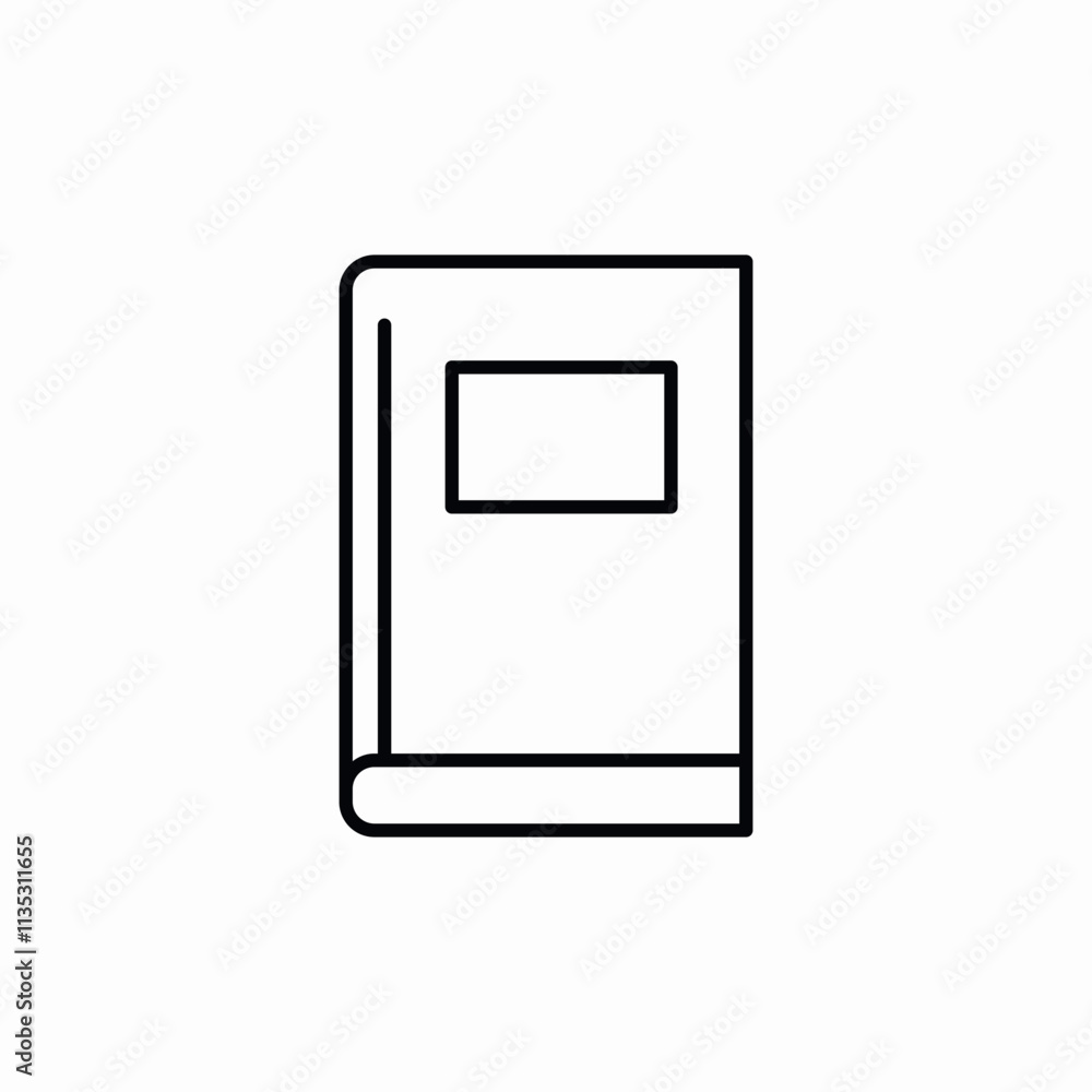 book notepad icon sign vector book notepad icon sign vector