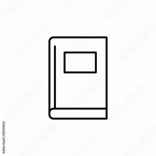 book notepad icon sign vector