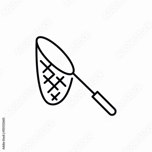 fishing net icon sign vector