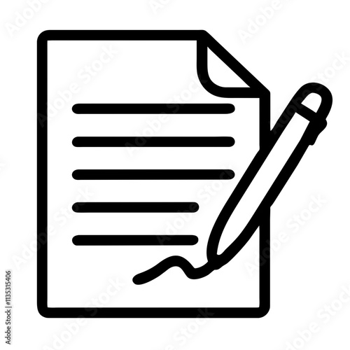 Icon of a Contract
