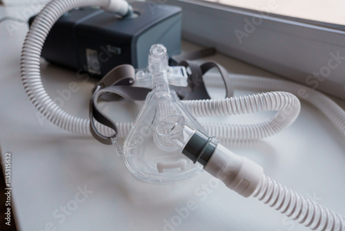 CPAP Machine with Mask for Sleep Apnea Treatment