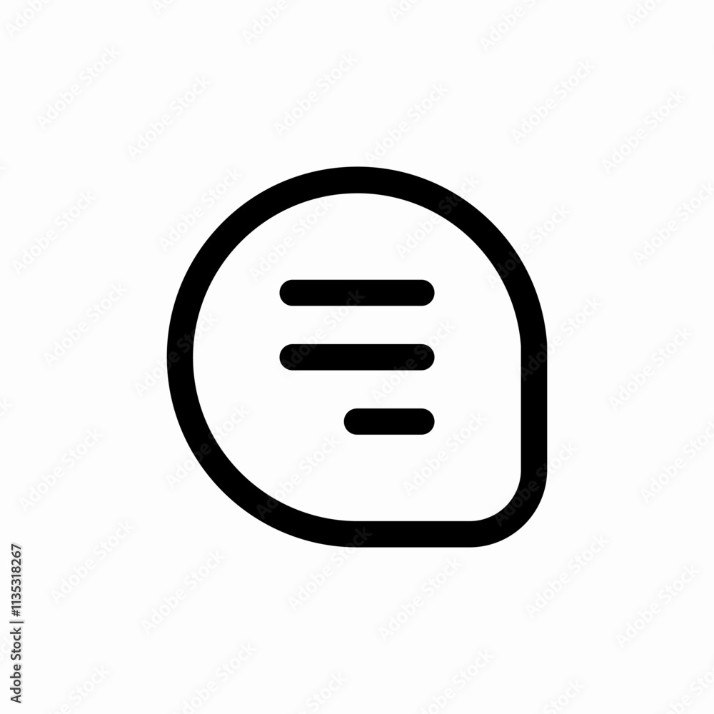 chat speech bubble text icon sign vector chat speech bubble text icon sign vector