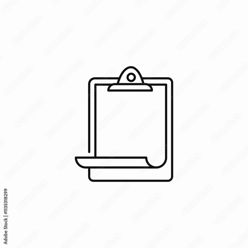 clipboard file icon sign vector clipboard file icon sign vector