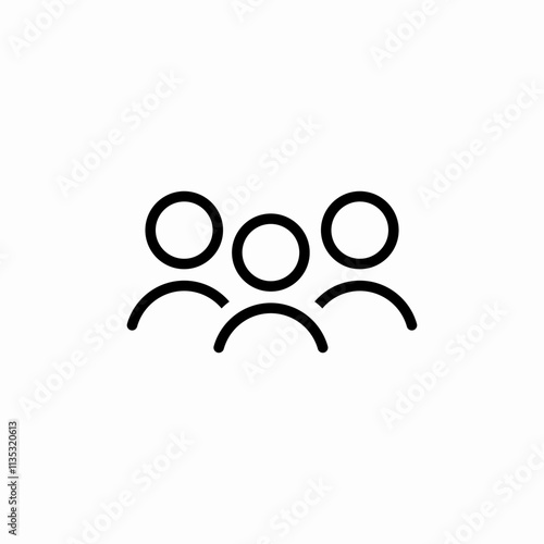 team group icon sign vector