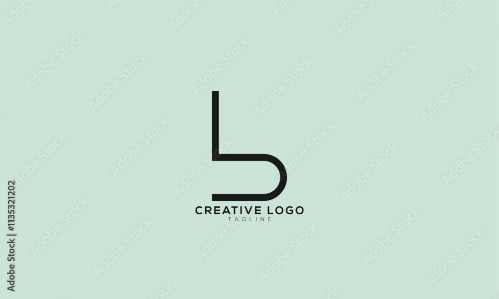 LB BL Abstract initial monogram letter alphabet logo design LB BL Abstract initial monogram letter alphabet logo design