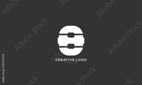 8S S8 8Z Z8 Abstract initial monogram letter alphabet logo design