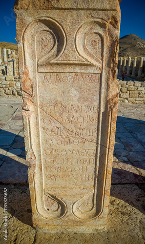 Tripolis ancient city ruins, Denizli, Turkey.
