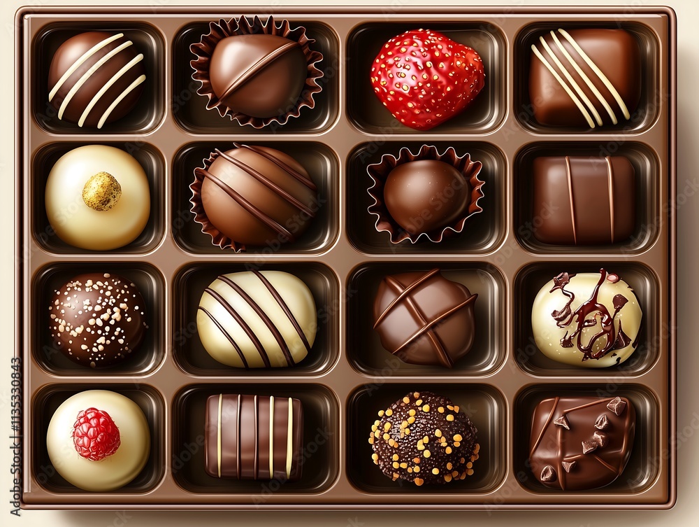 Indulging in artisan chocolate treats gourmet shop food photography indoor close-up view decadence Indulging in artisan chocolate treats gourmet shop food photography indoor close-up view decadence