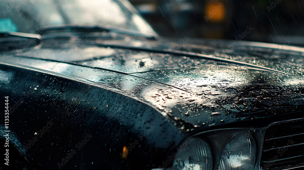 Obraz premium Car cleaning service