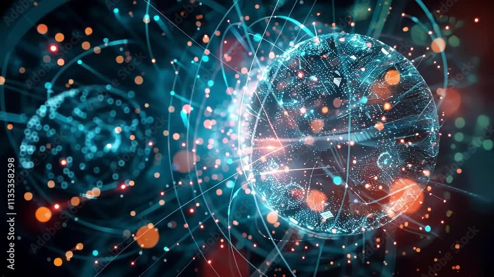 A business conference conducted entirely online with attendees from all over the world connecting through the highspeed capabilities of 5G. A business conference conducted entirely online with attendees from all over the world connecting through the highspeed capabilities of 5G.