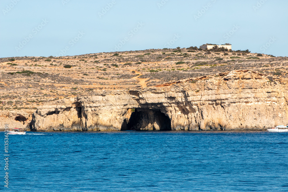 Comino (Għajnsielem) Island landscape coastline Malta