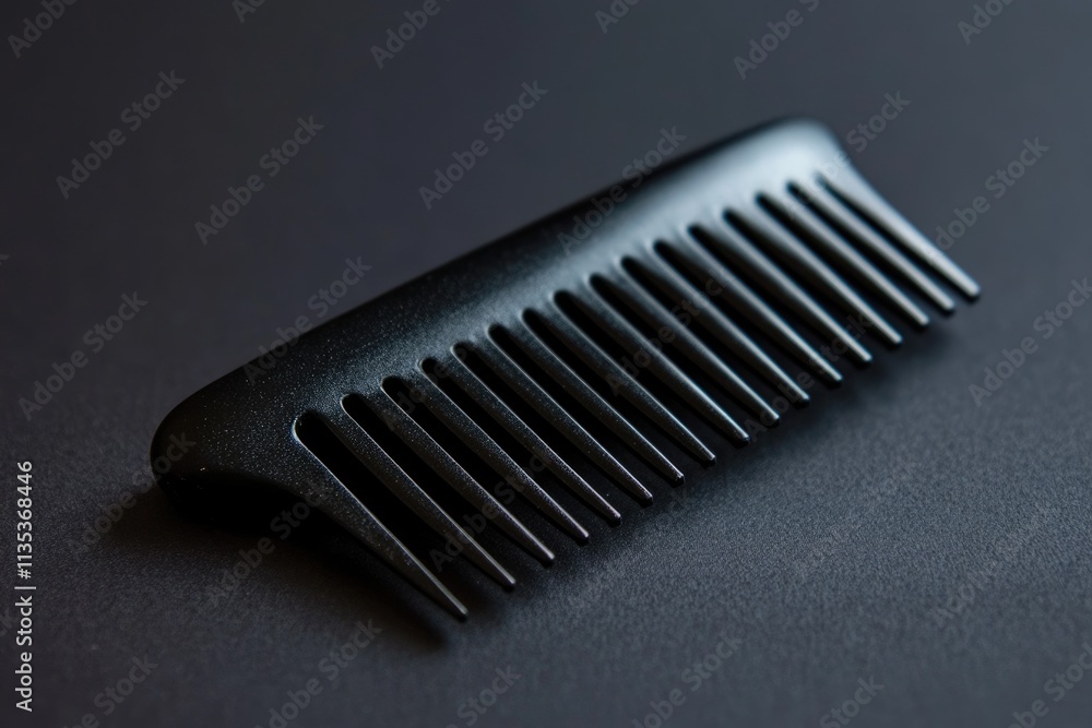 Compact Black Grooming Comb with Two-Story Design for Effortless Styling Compact Black Grooming Comb with Two-Story Design for Effortless Styling