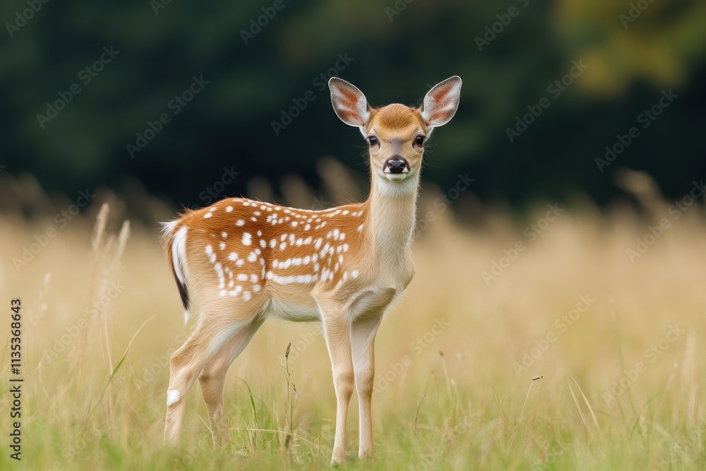 deer in the grass deer in the grass