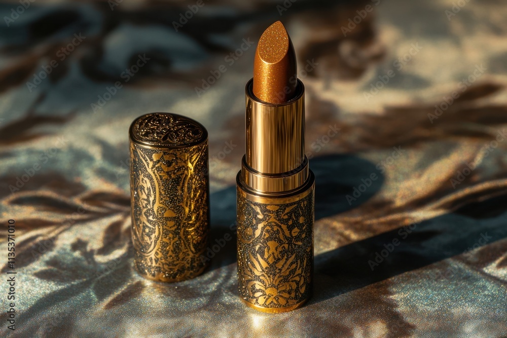 Golden case lipstick 