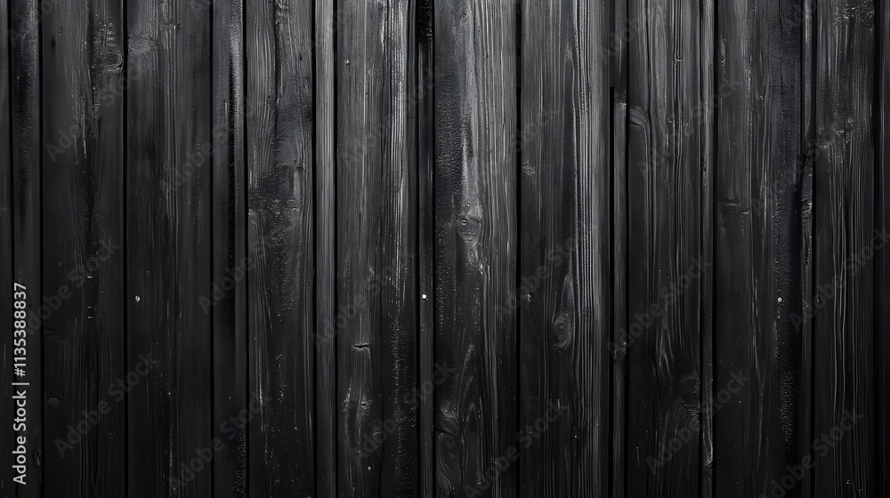 Obraz premium Black wooden background