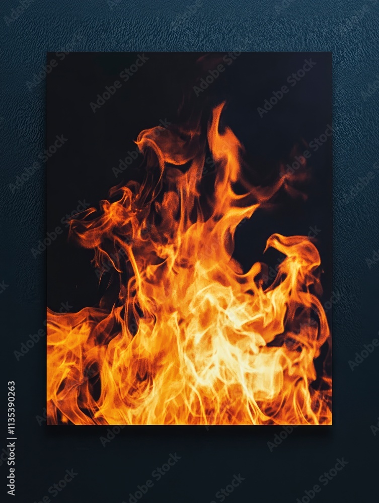 Fototapeta premium burning background
