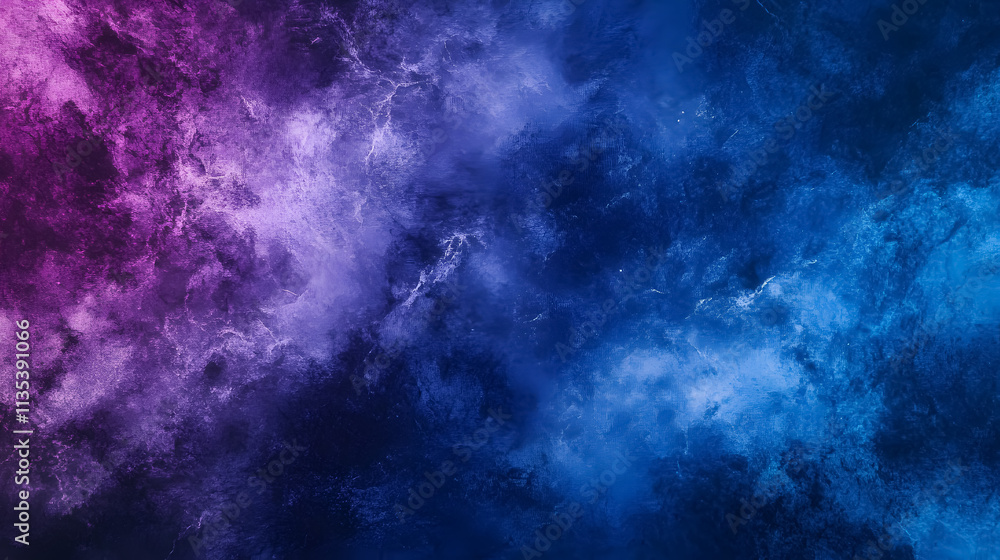 Fototapeta premium Blue and purple abstract background with space for text
