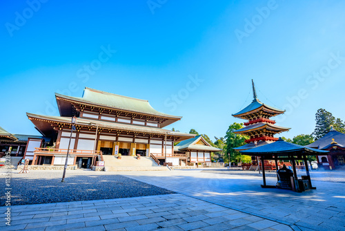 秋の成田山新勝寺　千葉県成田市　Naritasan Shinshoji Temple in autumn. Chiba Pref, Narita City.