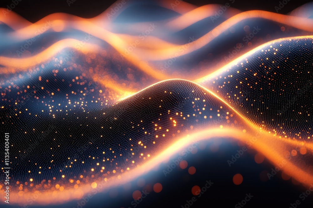 Vibrant mesh background with shimmering light effects and soft shadows Vibrant mesh background with shimmering light effects and soft shadows
