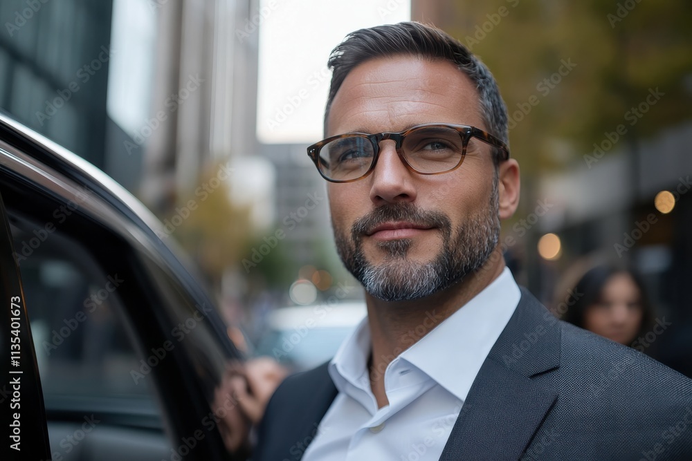 A well-dressed man with glasses stands confidently in an urban environment, projecting an image of professionalism and self-assuredness amidst the city backdrop. A well-dressed man with glasses stands confidently in an urban environment, projecting an image of professionalism and self-assuredness amidst the city backdrop.
