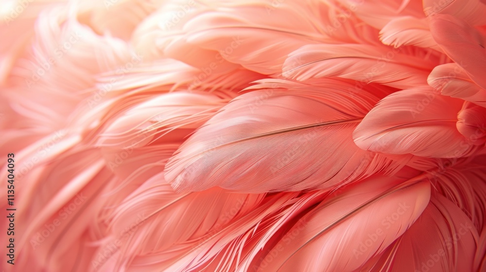 Soft fluffy and delicate pink feather close up with a mesmerizing textured pattern This elegant ethereal and serene image showcases the beauty and intricate details of nature in a design Soft fluffy and delicate pink feather close up with a mesmerizing textured pattern This elegant ethereal and serene image showcases the beauty and intricate details of nature in a design