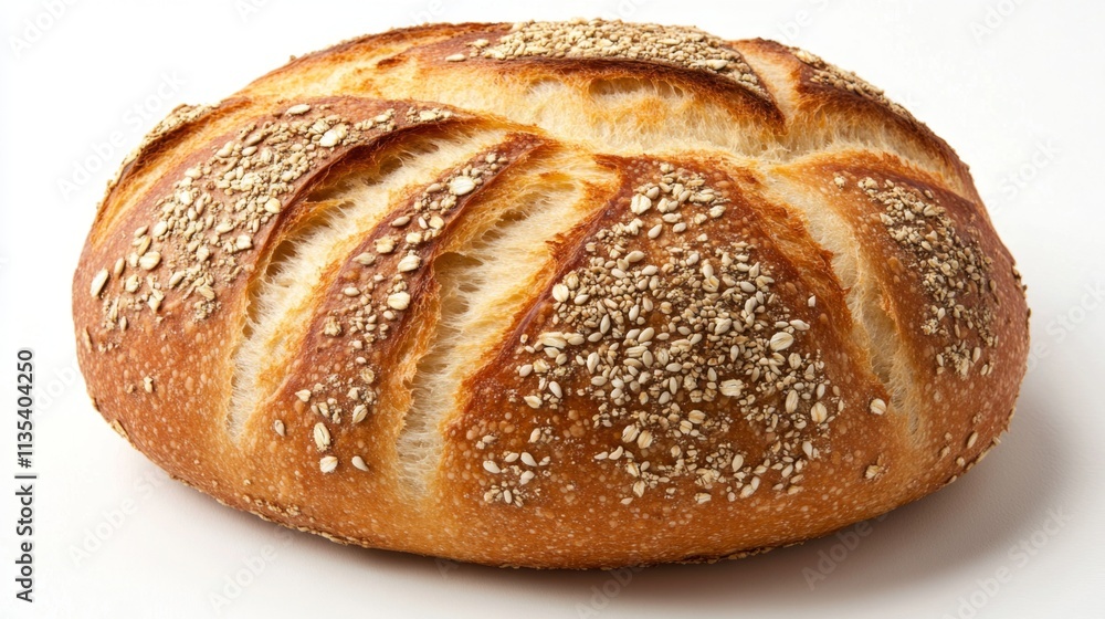 Artisan Bread Loaf with Golden Crust Artisan Bread Loaf with Golden Crust