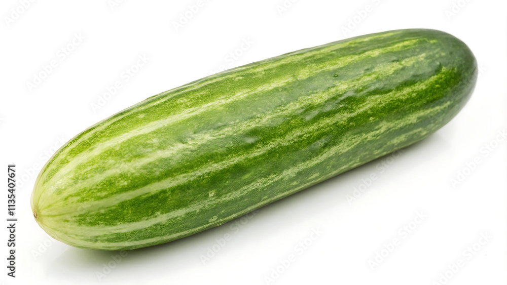 Cucumber on White Background Cucumber on White Background