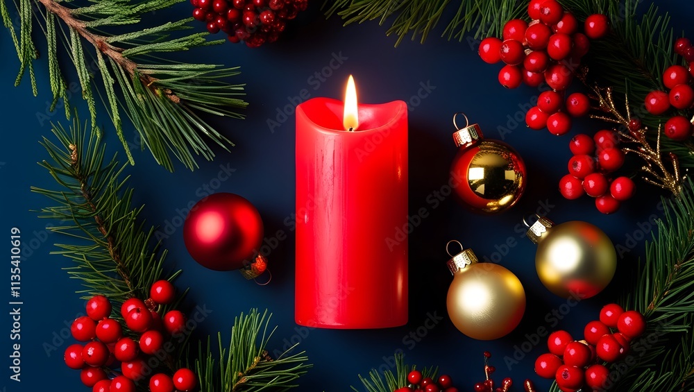 christmas candle and decorations christmas candle and decorations