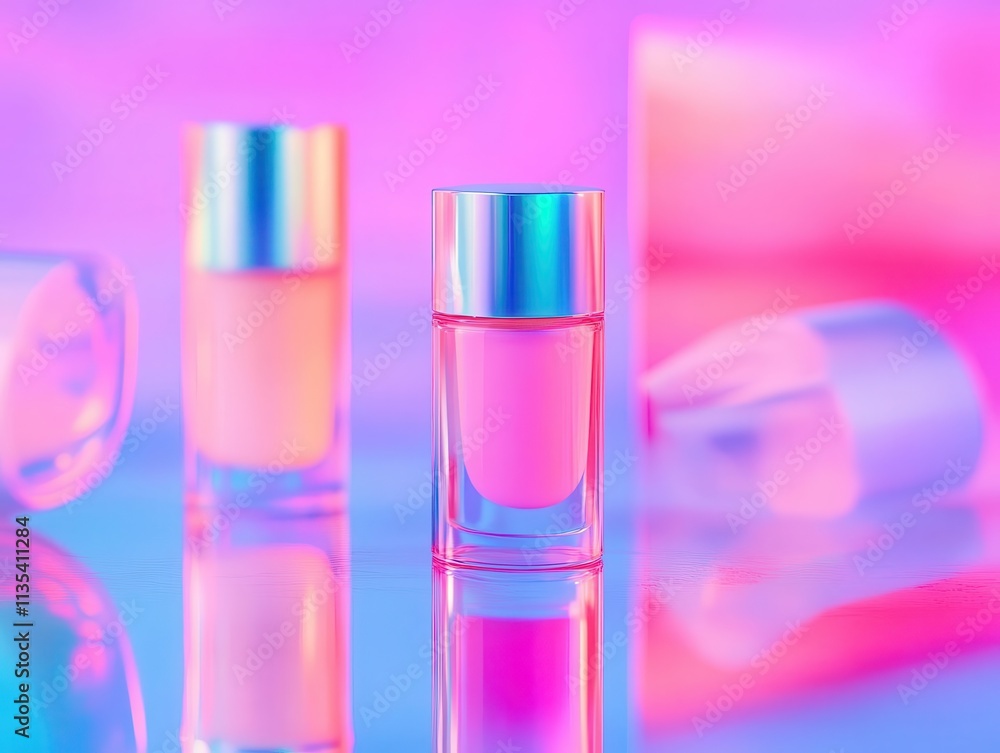 Lip balm with vibrant packaging, soft lighting, sleek beauty setup Lip balm with vibrant packaging, soft lighting, sleek beauty setup