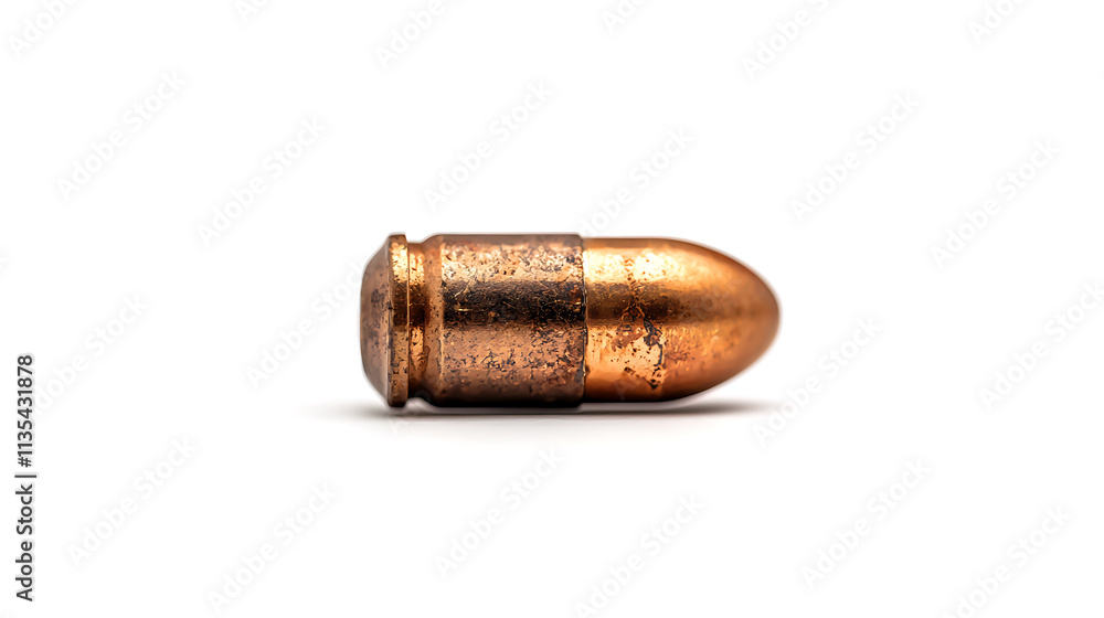 macro shot of copper toy artillery shell, showcasing its detailed texture and design. image captures metallic sheen and unique shape macro shot of copper toy artillery shell, showcasing its detailed texture and design. image captures metallic sheen and unique shape