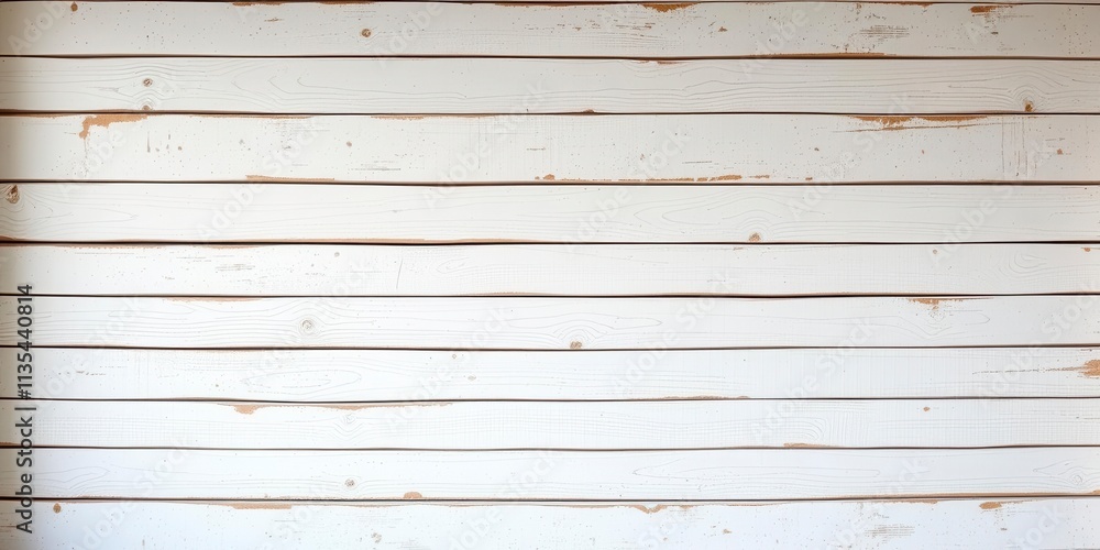 Obraz premium White wooden boards with a distressed texture, perfect for adding a rustic touch to any design project or presentation, distressed, boards