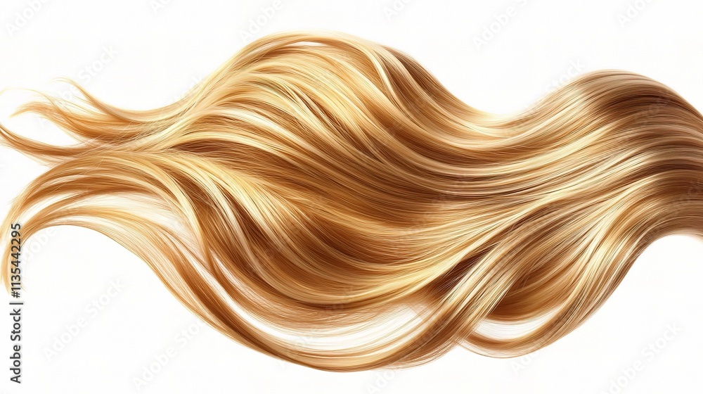 Beautiful Blonde Girl with Long Wavy Shiny Hair Flowing Gracefully Beautiful Blonde Girl with Long Wavy Shiny Hair Flowing Gracefully