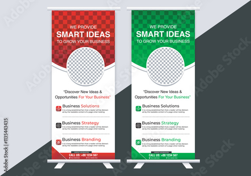 Rollup banner template design