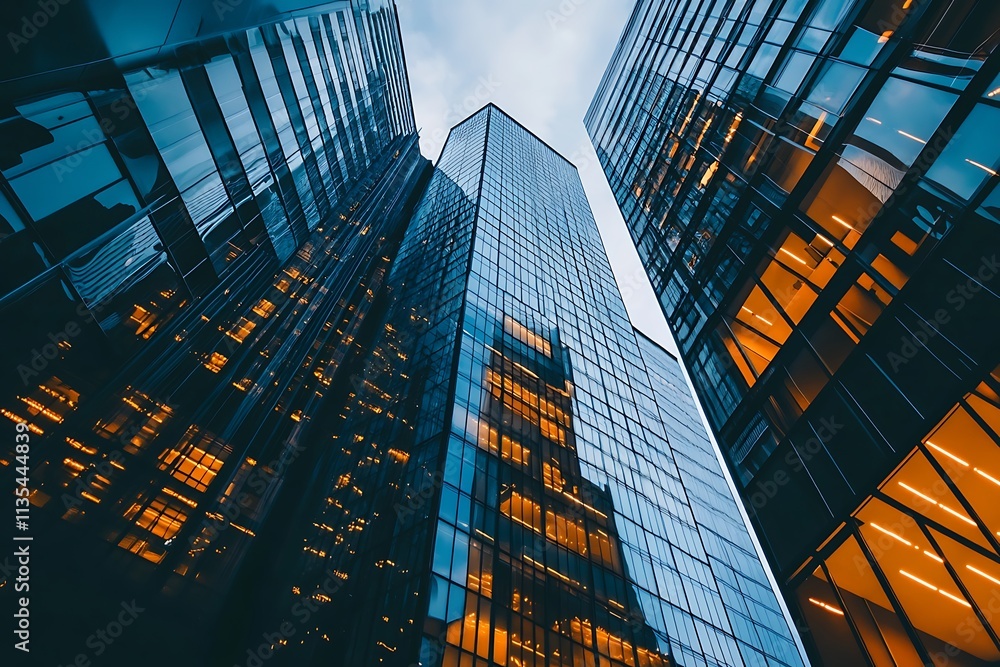 custom made wallpaper toronto digitalModern Skyscrapers, Urban Architecture, Cityscape, Business District
