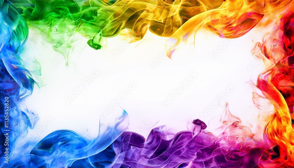 白い背景に燃え盛る炎のフレーム。aiで生成	