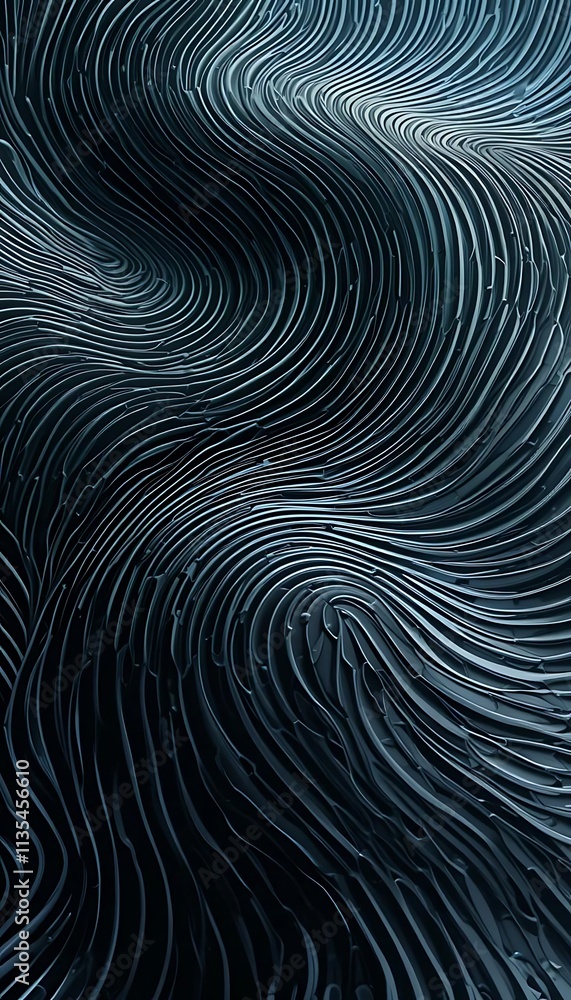 A wave of overlapping curved lines forming a flowing abstract pattern A wave of overlapping curved lines forming a flowing abstract pattern
